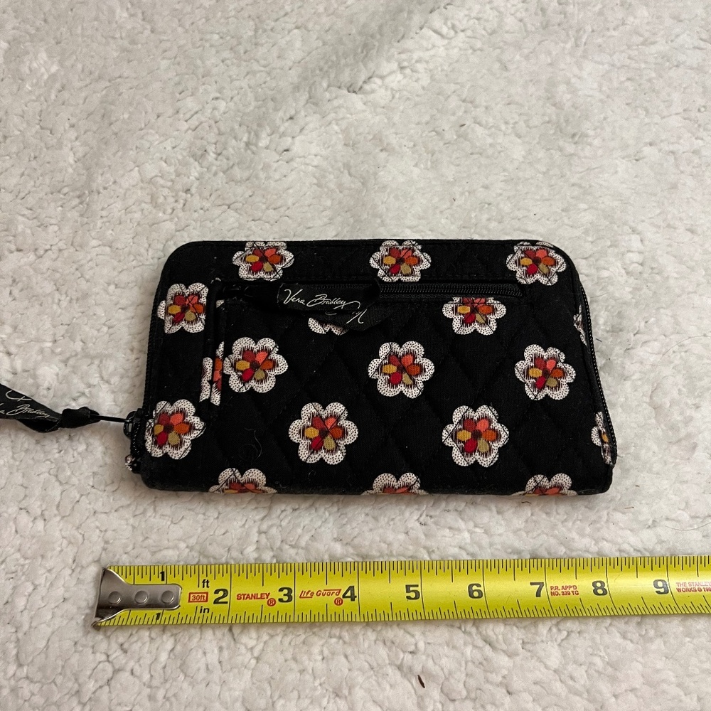 Vera Bradley Zip Around Wallet, Pirouette retired pattern